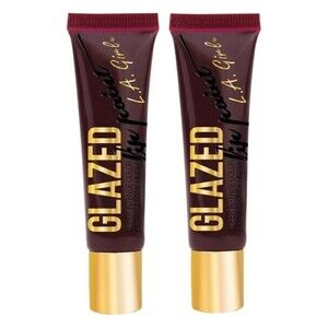 Lot of 2 L.A. Girl Glazed Lip Paint Lip Gloss GLG798 Tempt